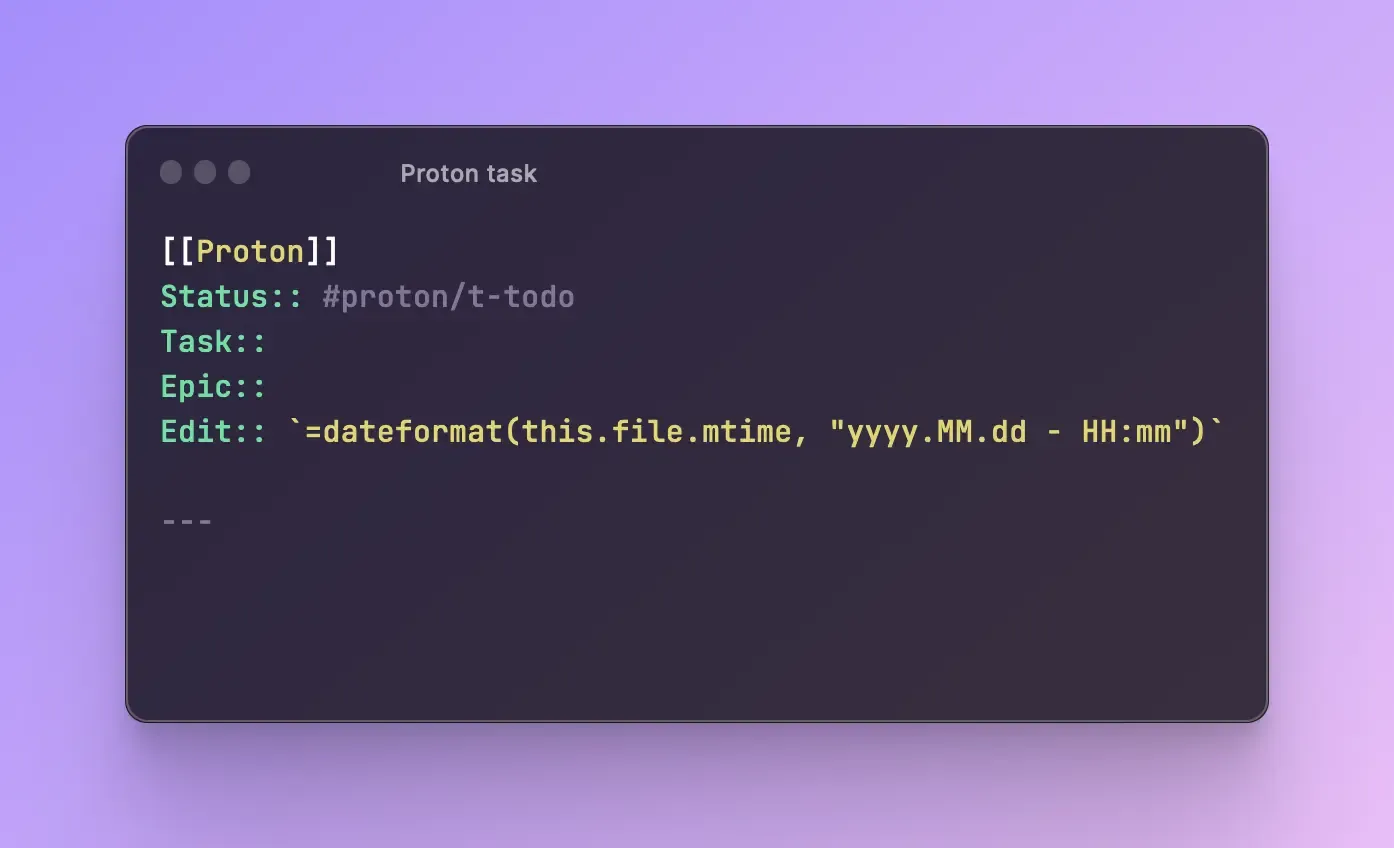 Templates in frontmatter format Templates in frontmatter format